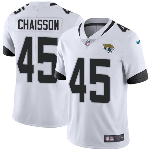 Jacksonville Jaguars #45 KLavon Chaisson White Youth Stitched NFL Vapor Untouchable Limited Jersey